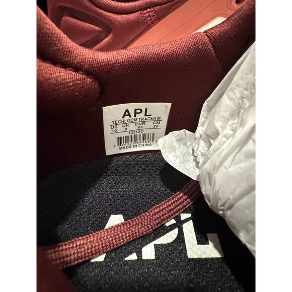 NWB APL TechLoom Tracer Knit Training Sneaker Shoes Burgundy/Cedar/Creme Size 10 main image 4